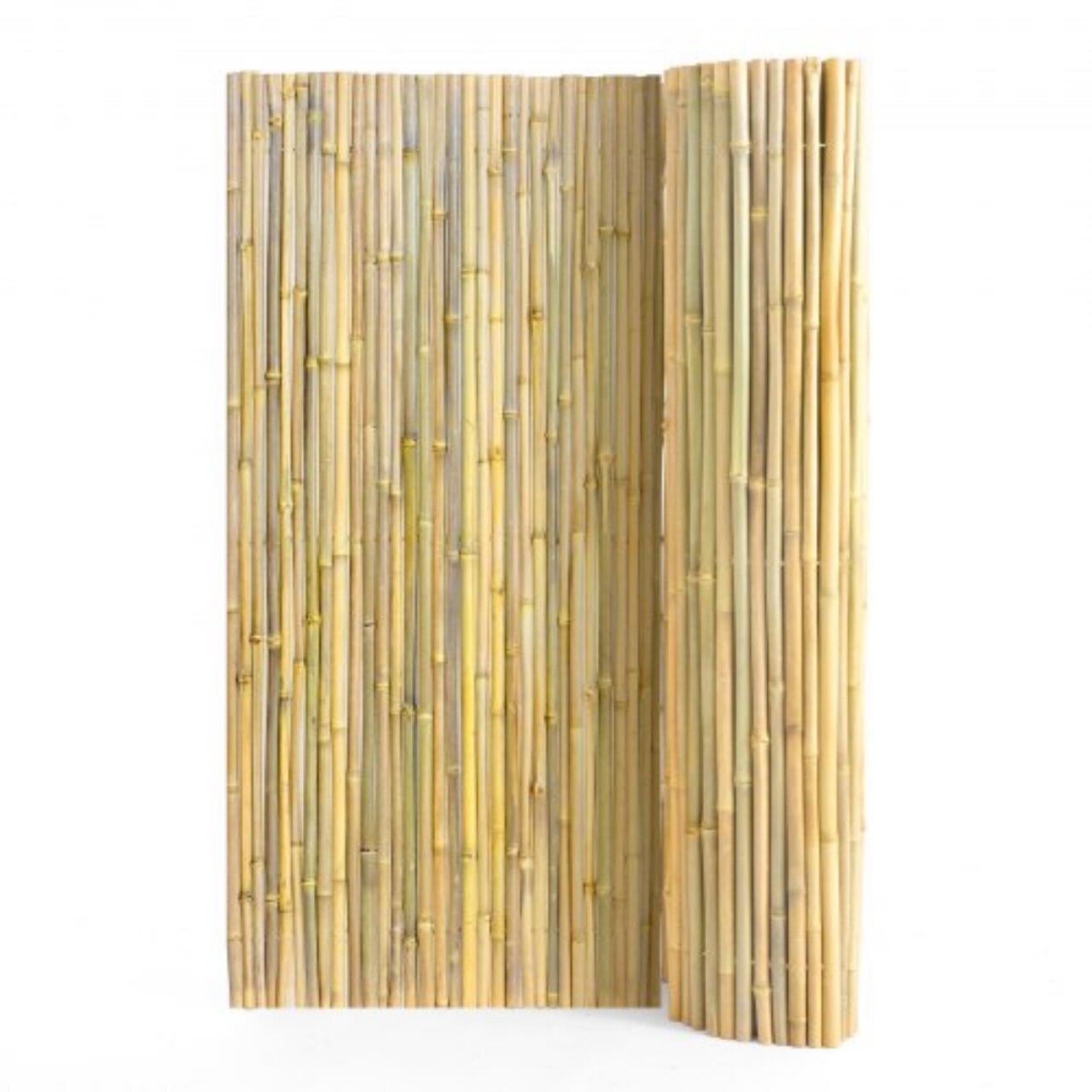 Natural Rolled Wicker Fence Decorative Privacy Screen for Garden Patio Balcony Pool